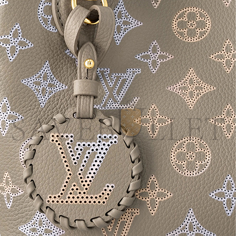 LOUIS VUITTON MAHINA LEATHER FLIGHT MODE CARMEL HOBO M23758 (20*20*12.5cm) 